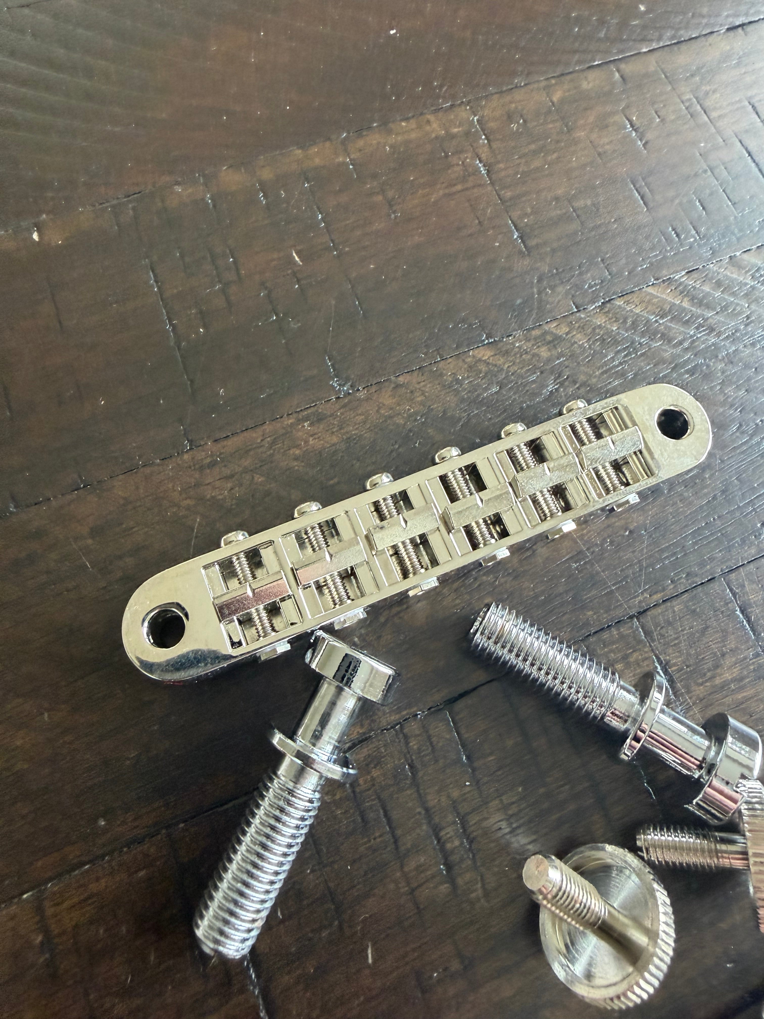 Tone Pros Locking Tailpiece and Bridge - Chrome