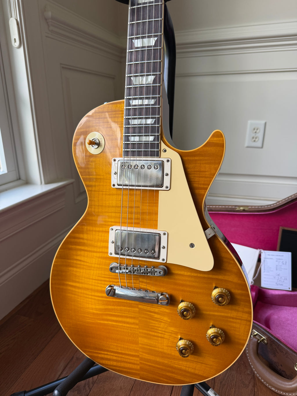 2026 Gibson Custom Shop Les Paul Standard ‘59 Reissue R9 VOS - Dirty Lemon Burst