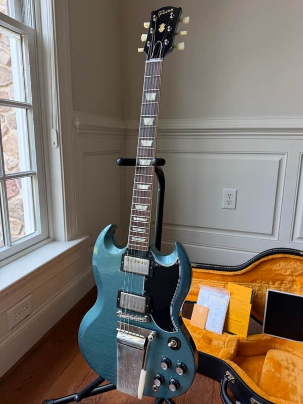 2022 Gibson Custom Shop SG ‘64 Reissue VOS Murphy Lab Light Aged - Pelham Blue