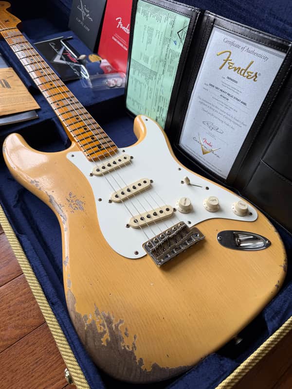 2025 Fender Custom Shop '57 Stratocaster SR25 Heavy Relic - Aged Nocaster Blonde