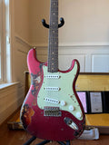 2026 Fender Custom Shop ‘61 Stratocaster SR25 Super Heavy Relic - Red Sparkle over 3 Tone Sunburst