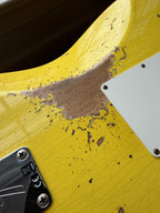 2026 Fender Custom Shop ‘69 Stratocaster SR25 Heavy Relic Matching Reverse Headstock - Aged Canary Yellow