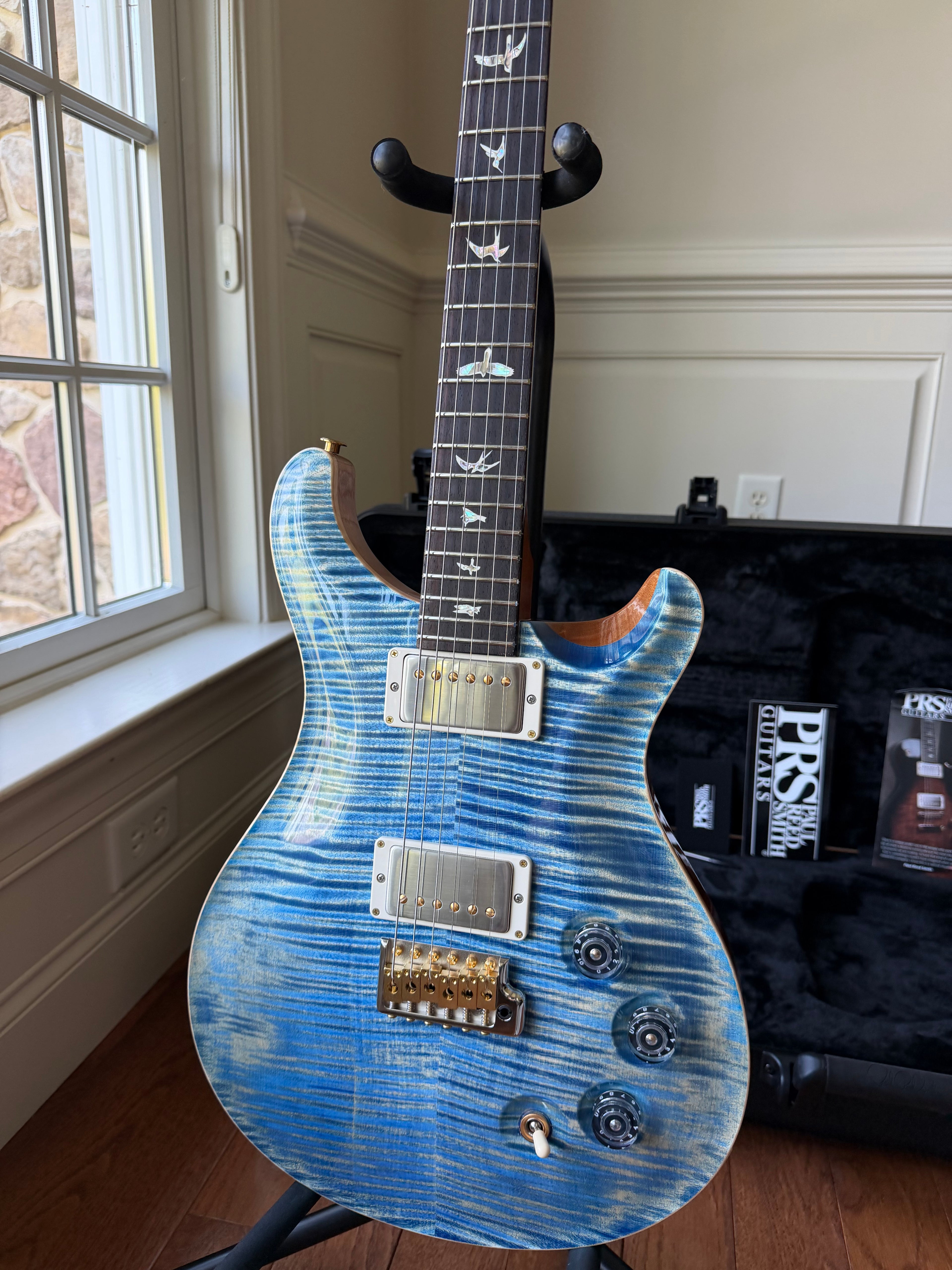 2025 PRS DGT Dave Grissom Signature 10 Top Birds - Faded Blue Jean