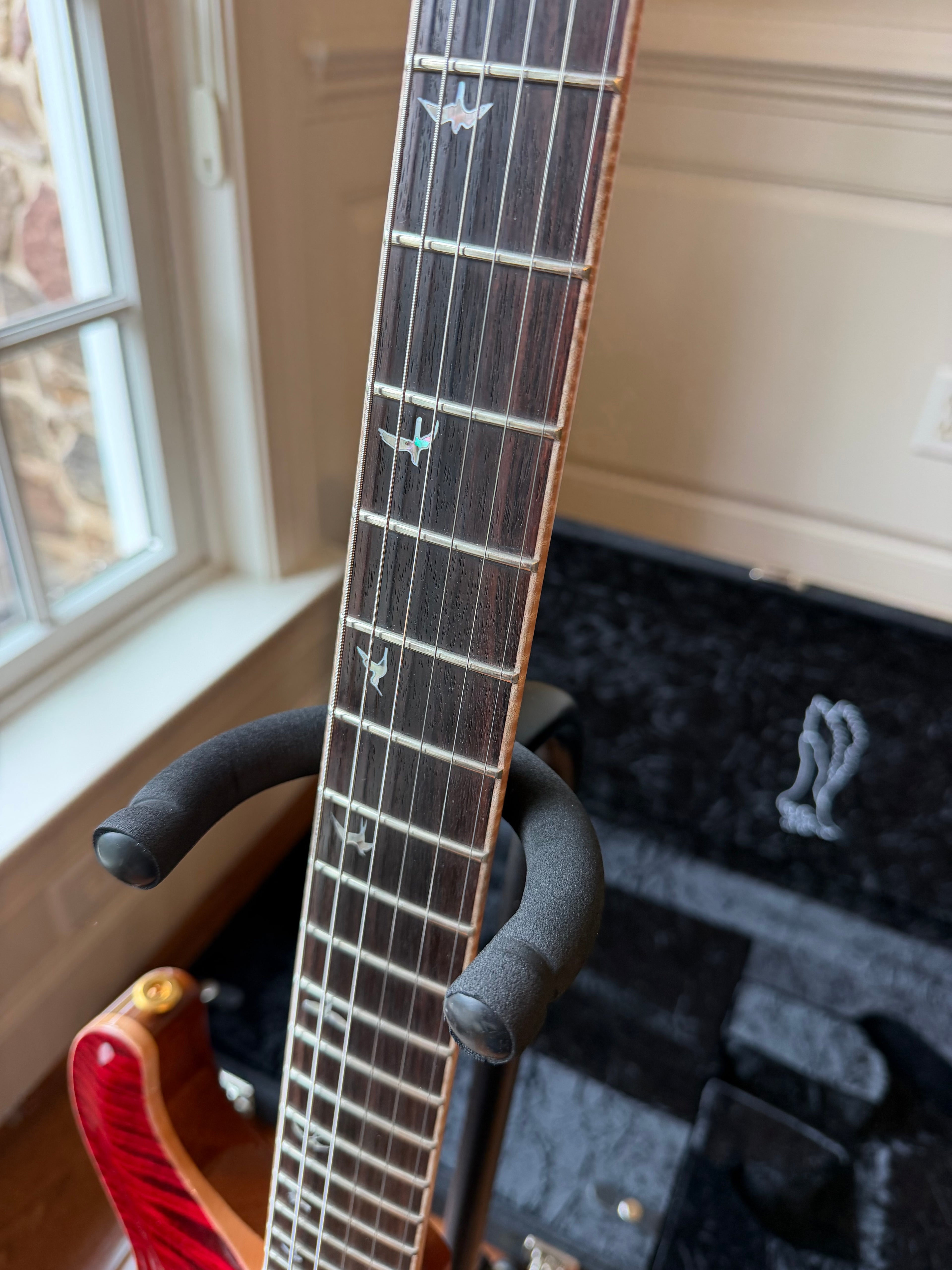 2025 PRS Private Stock Custom 24 Semi-Hollow Piezo - Blood Red Glow