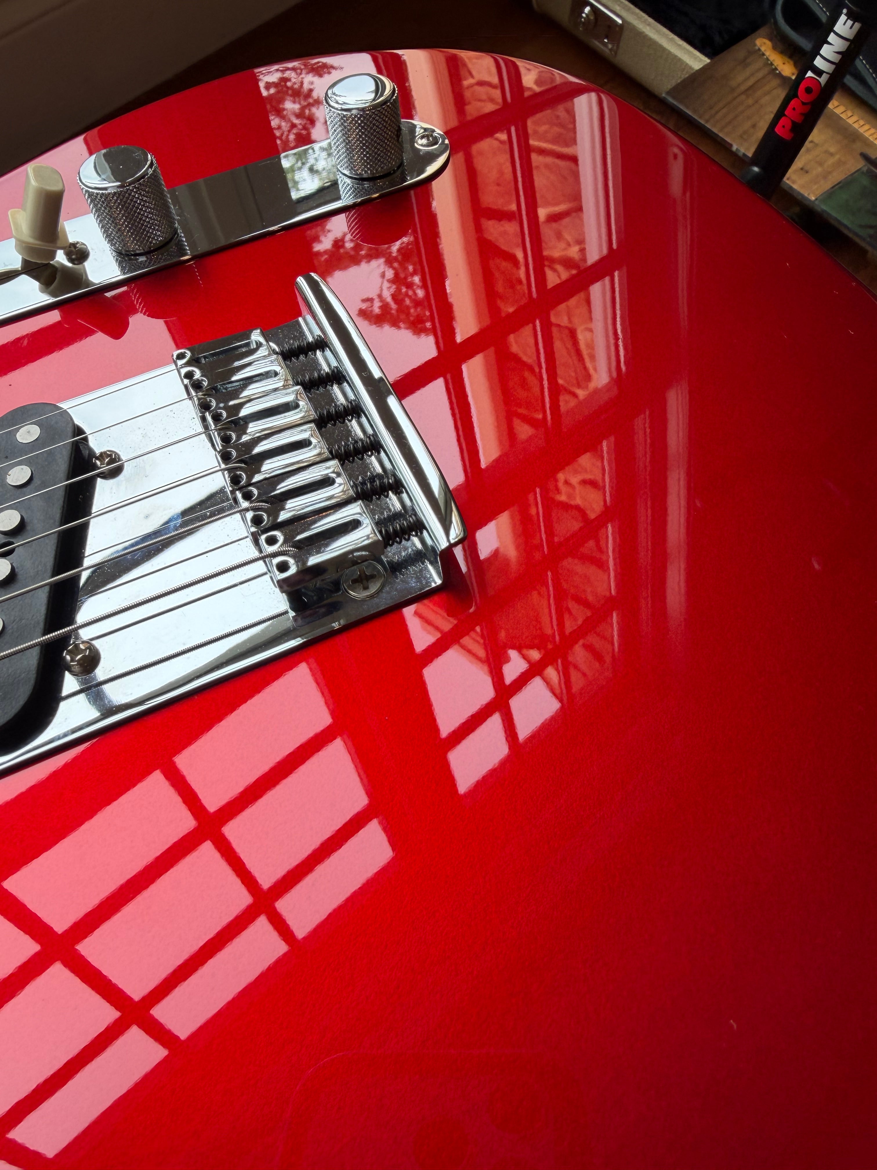 2025 Fender Custom Shop Telecaster W25 Custom Deluxe NOS - Candy Apple Red