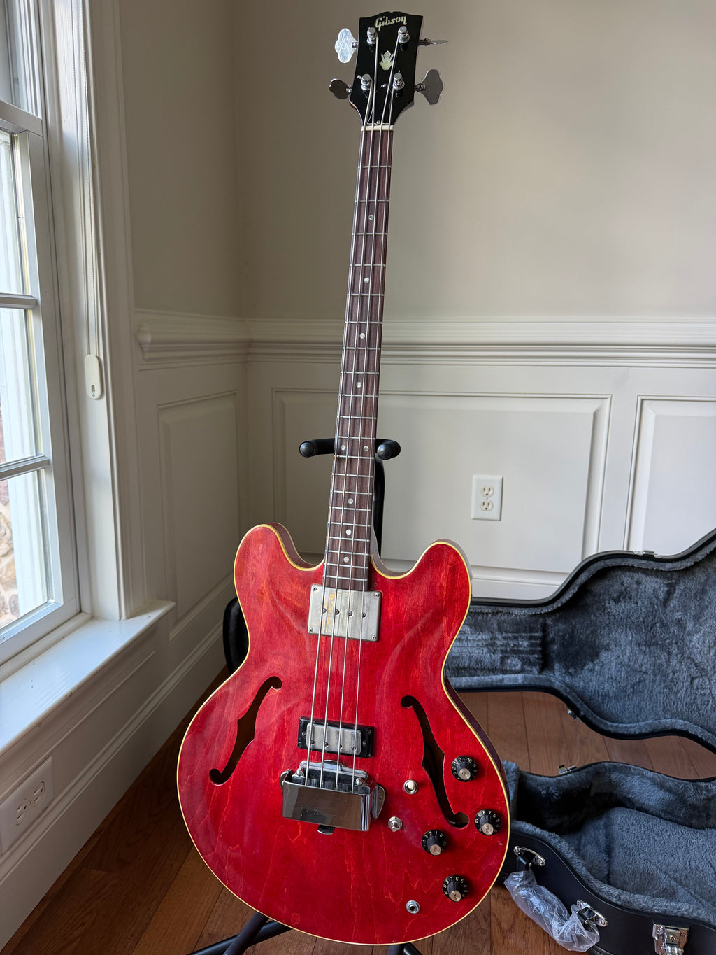 1968 Gibson EB-2 Electric Bass - Cherry Red