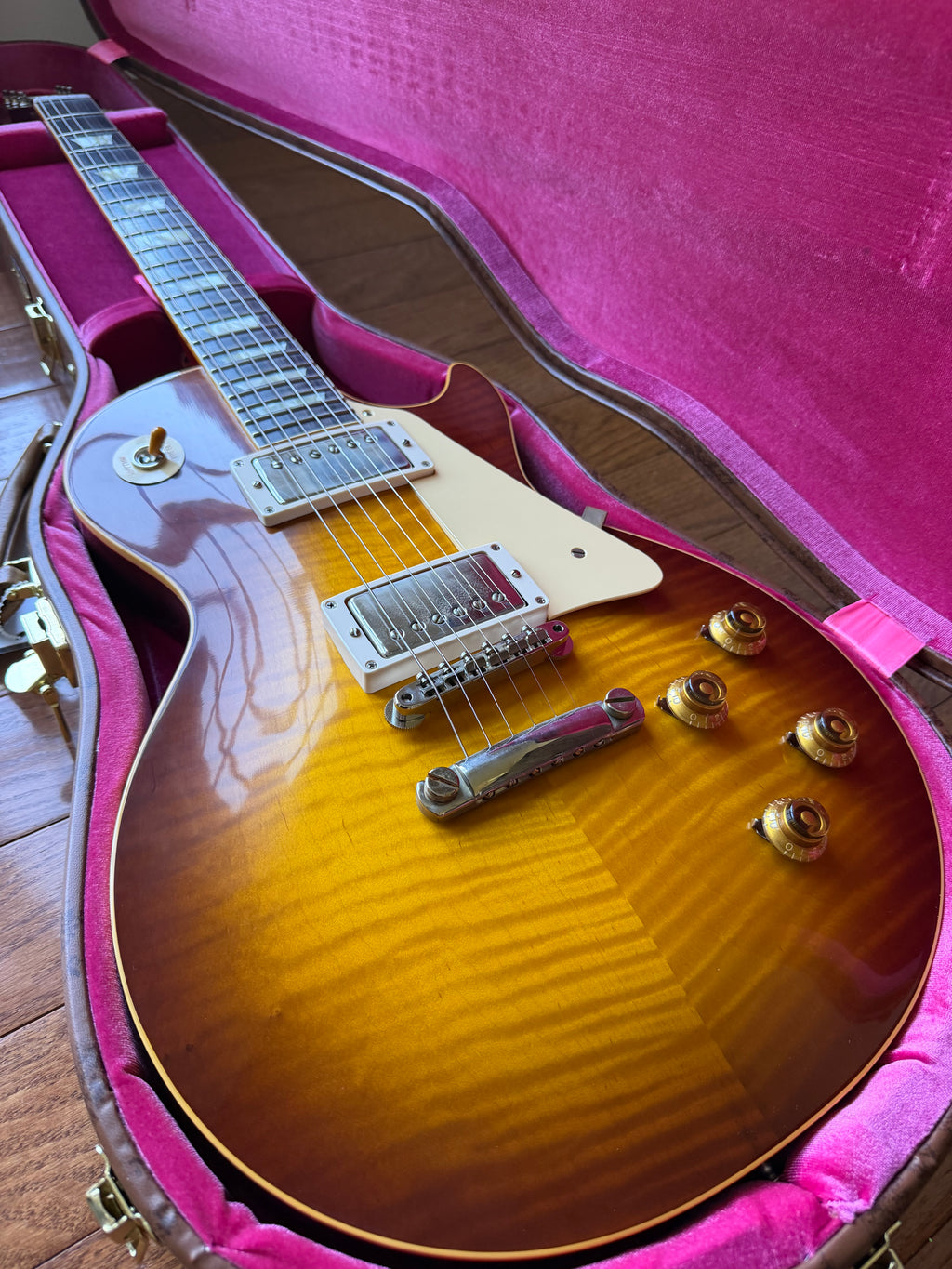 2026 Gibson Custom Shop Les Paul Standard 8.1 lbs ‘59 Reissue R9 VOS - Iced Tea Burst
