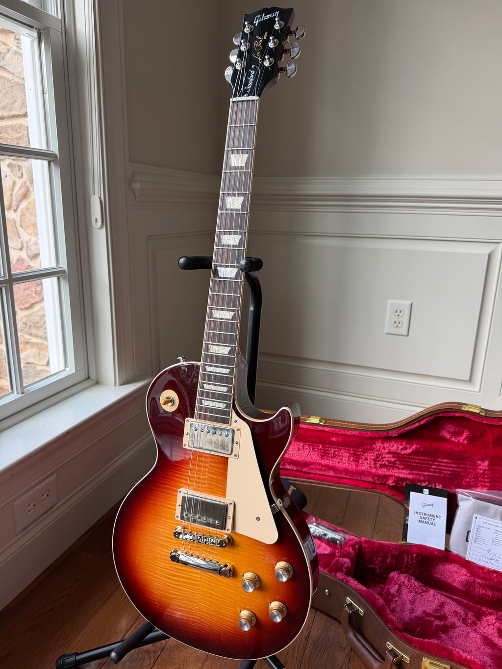 2026 Gibson Les Paul Standard 60s Figured Top - Bourbon Burst
