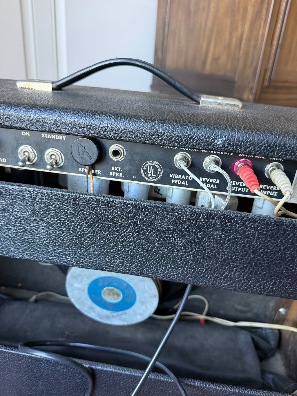 1968 Fender Deluxe Reverb ‘68 Silverface Drip Edge Vintage