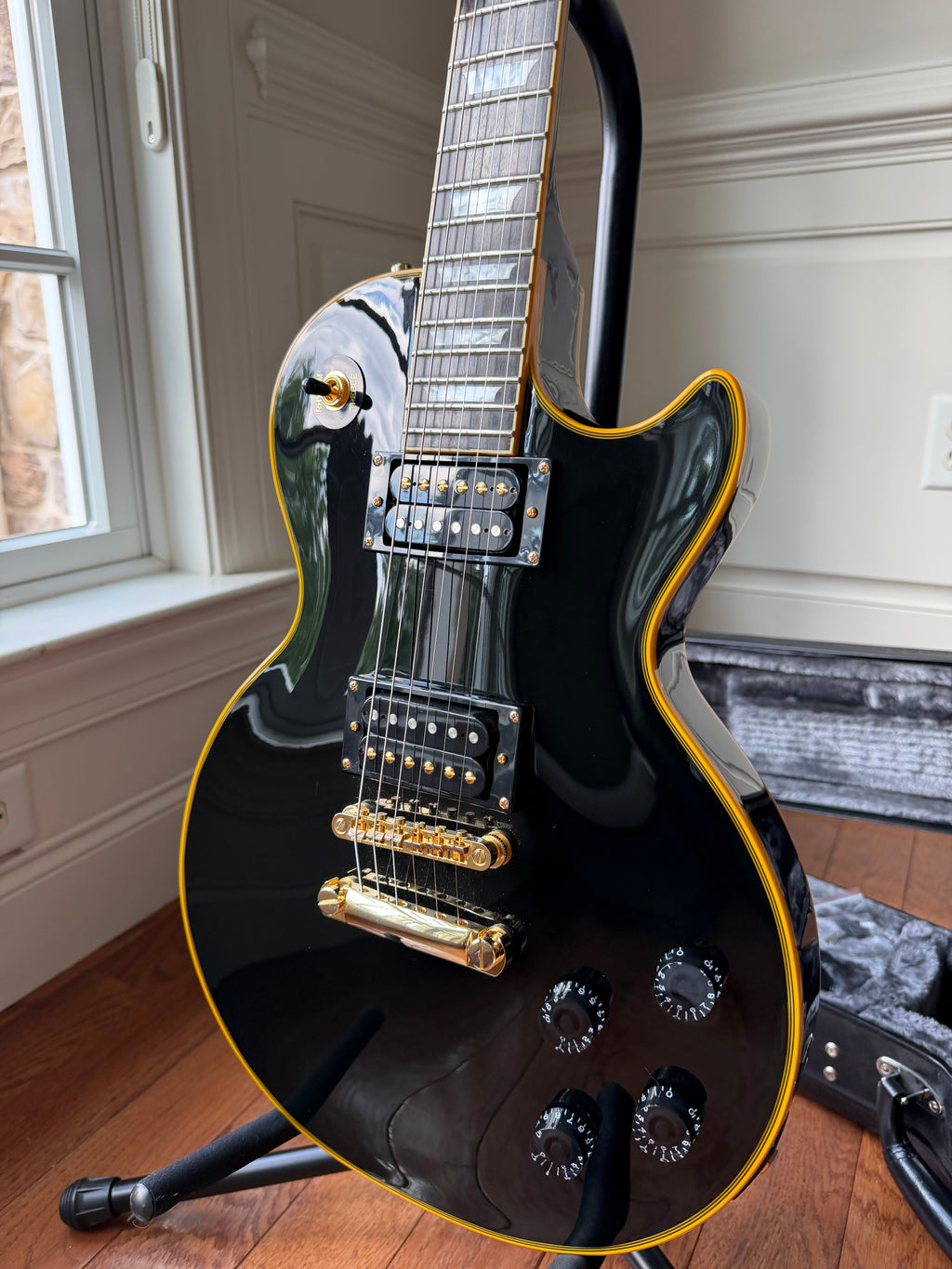 2014 Epiphone Les Paul Custom Classic - Ebony Black