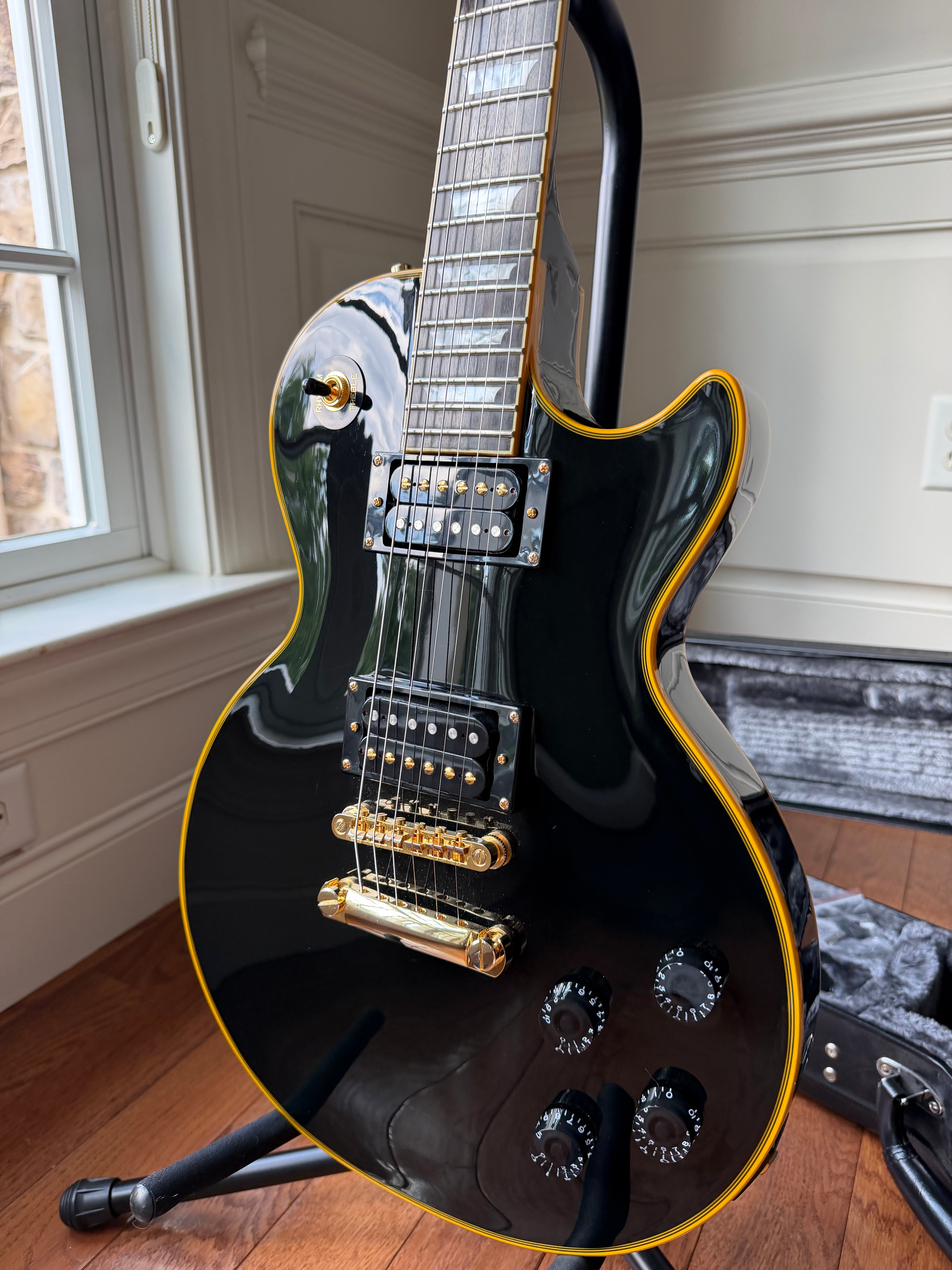 2014 Epiphone Les Paul Custom Classic - Ebony Black