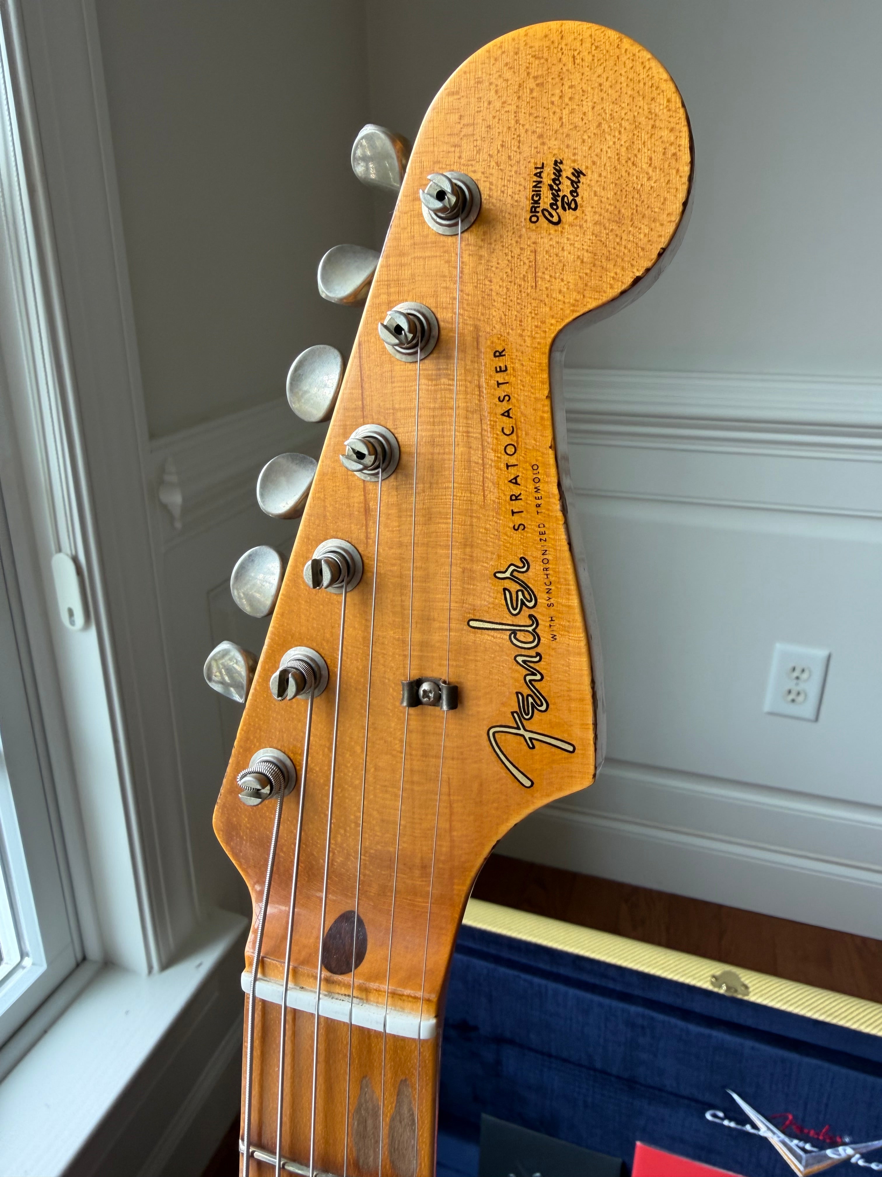 2025 Fender Custom Shop ‘57 Stratocaster SR25 Heavy Relic - Aged Candy Tangerine