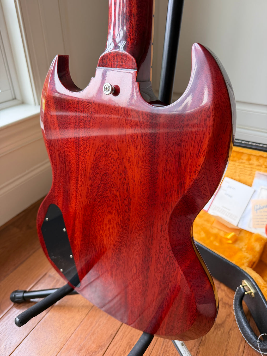 2026 Gibson Custom Shop ‘61 Les Paul SG Standard Stop Tail VOS - Cherry Red