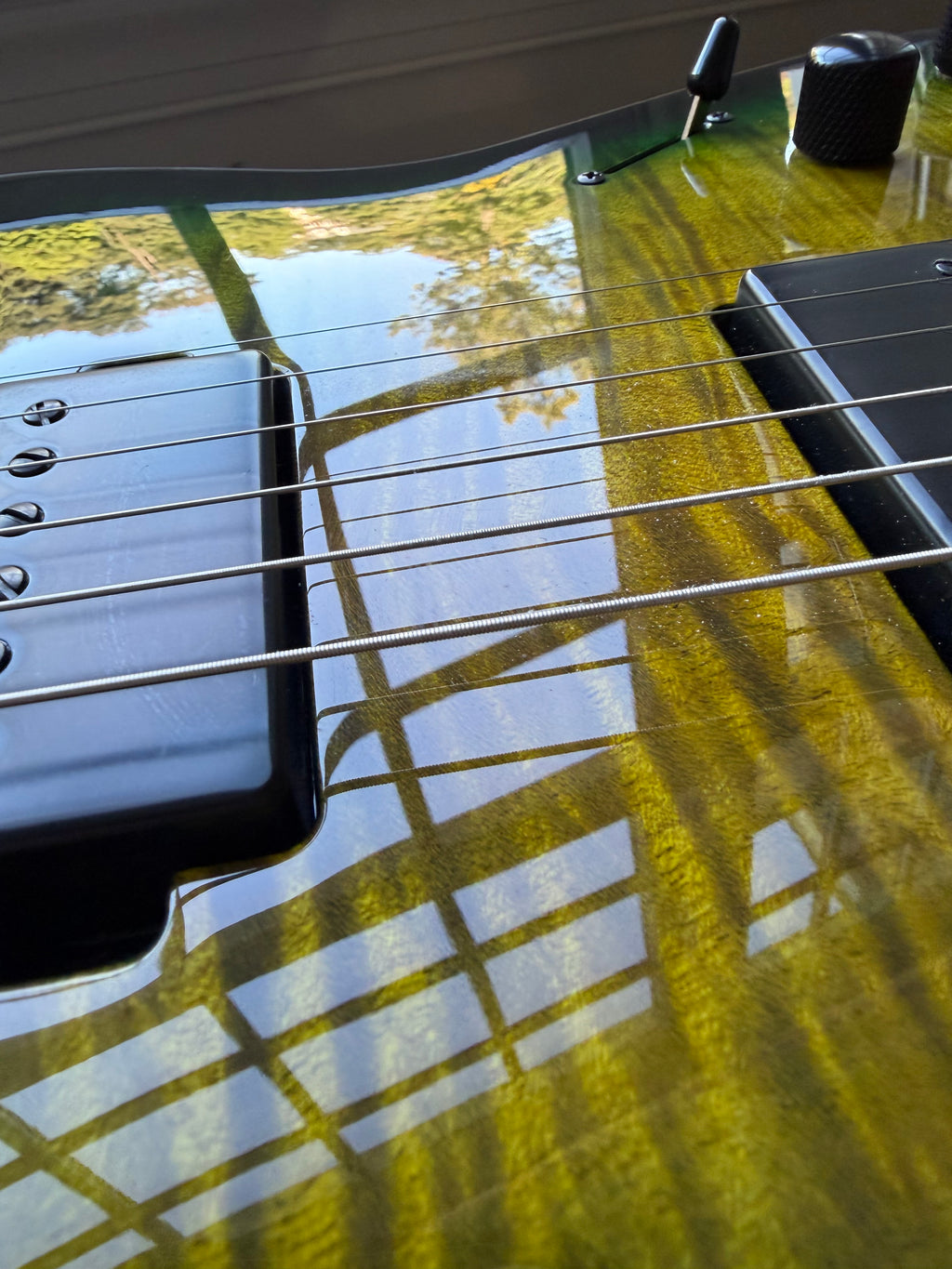 2021 Ernie Ball Music Man Sabre HH - Gator Burst Flame