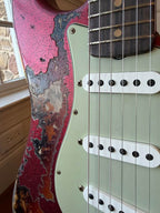 2026 Fender Custom Shop ‘61 Stratocaster SR25 Super Heavy Relic - Red Sparkle over 3 Tone Sunburst