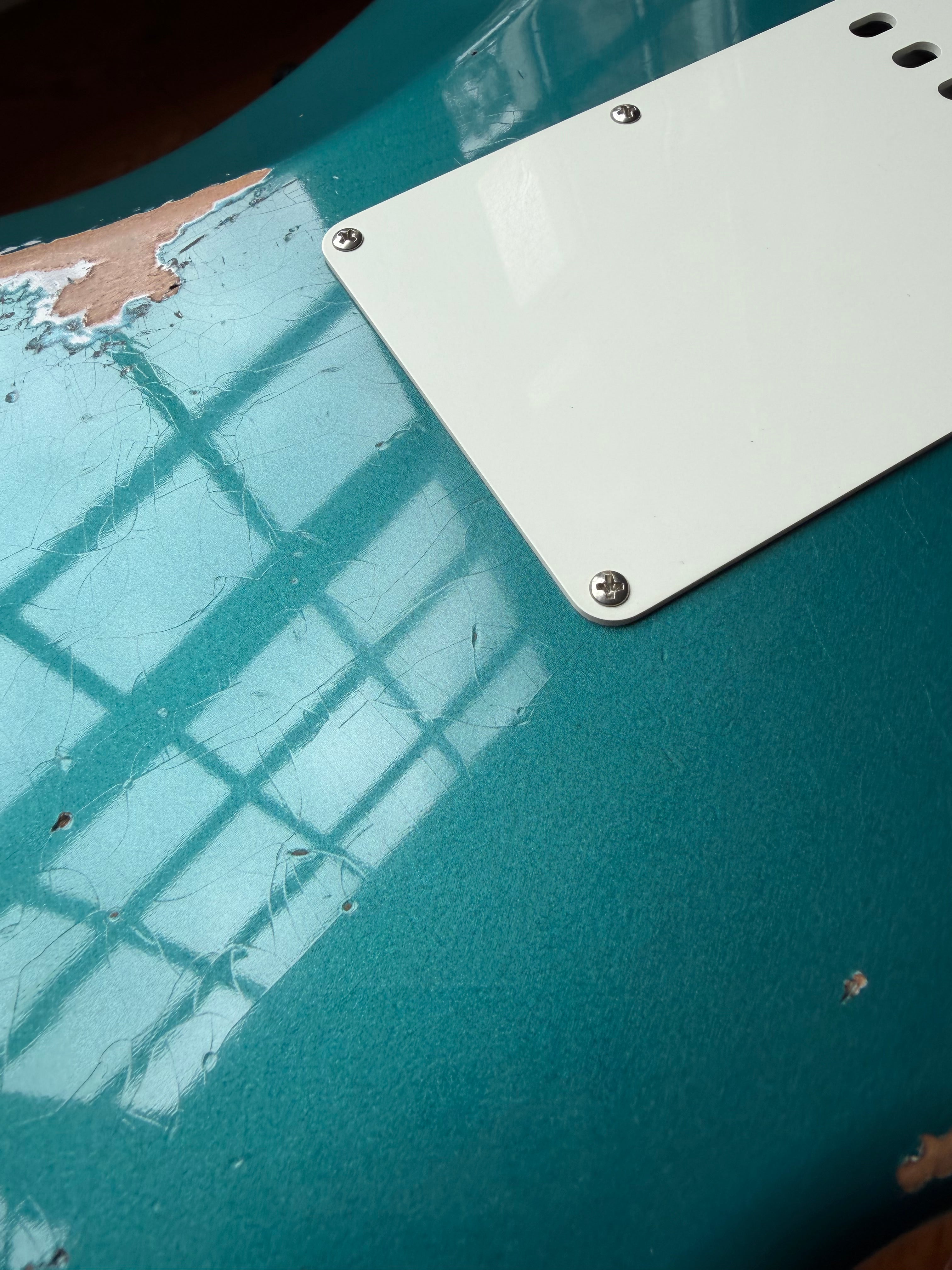 2024 Fender Custom Shop ‘67 Stratocaster Channel Bound Neck Relic - Aged Ocean Turquoise