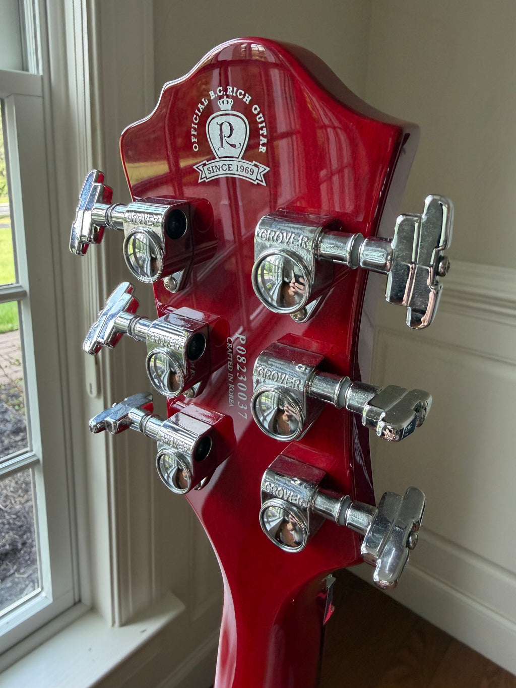 BC Rich Mockingbird Legacy ST Transparent Red w/ Floyd Rose