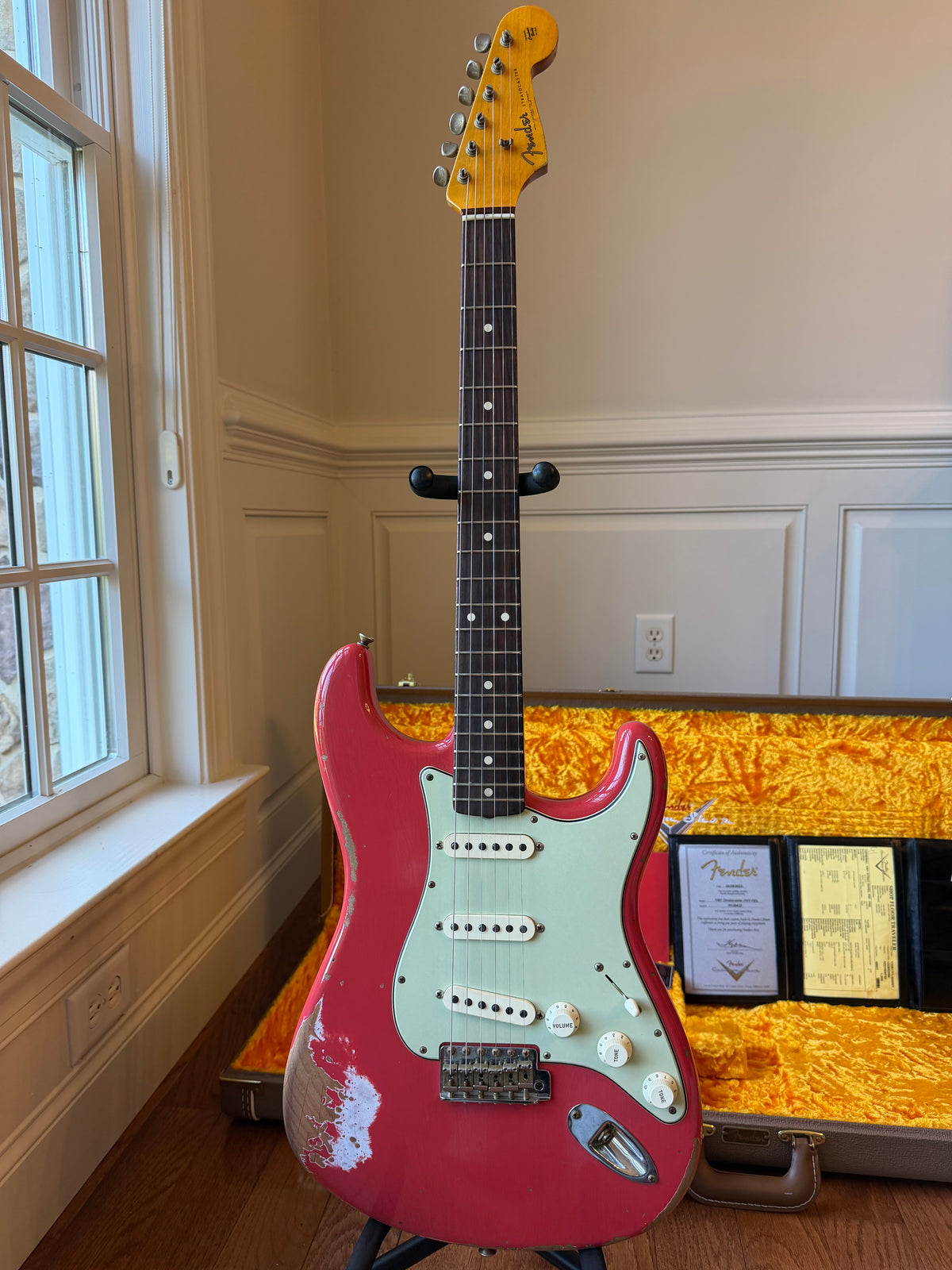 2022 Fender Custom Shop ‘61 Stratocaster Heavy Relic - Fiesta Red