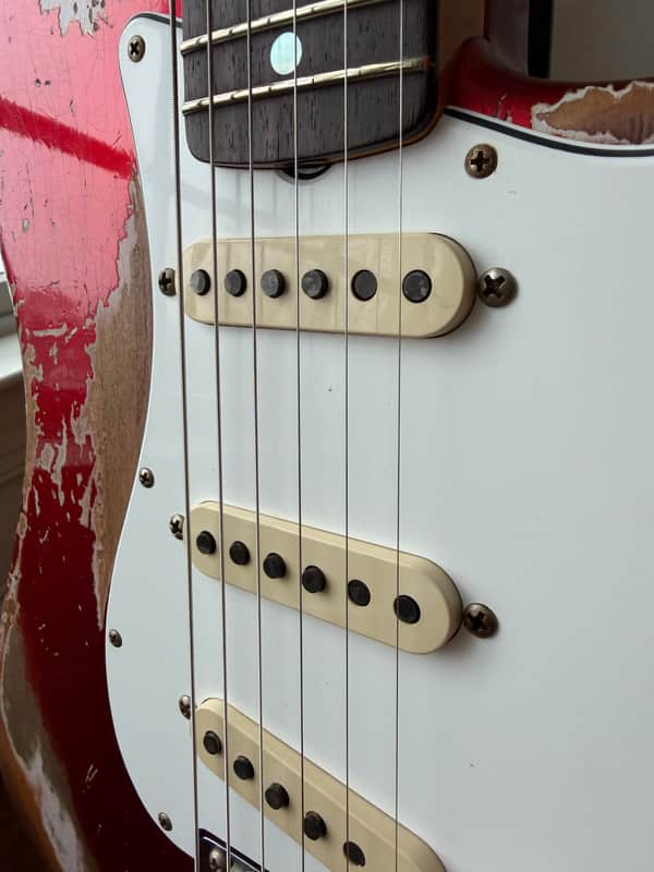 2025 Fender Custom Shop Stratocaster Pro SR25 Super Heavy Relic - Candy Apple Red