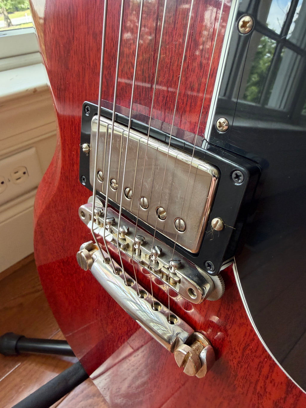 2026 Gibson Custom Shop ‘61 Les Paul SG Standard Stop Tail VOS - Cherry Red