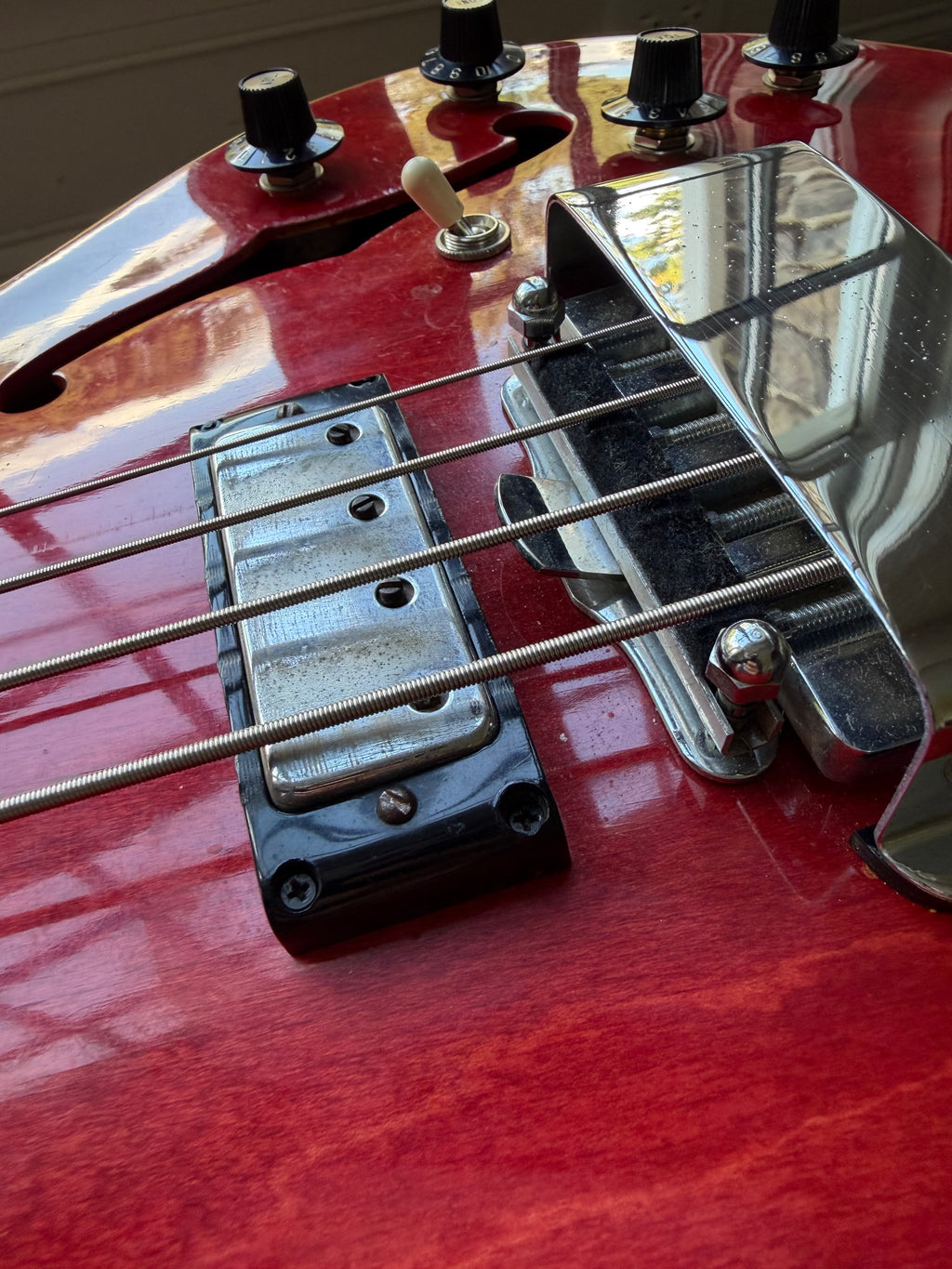 1968 Gibson EB-2 Electric Bass - Cherry Red