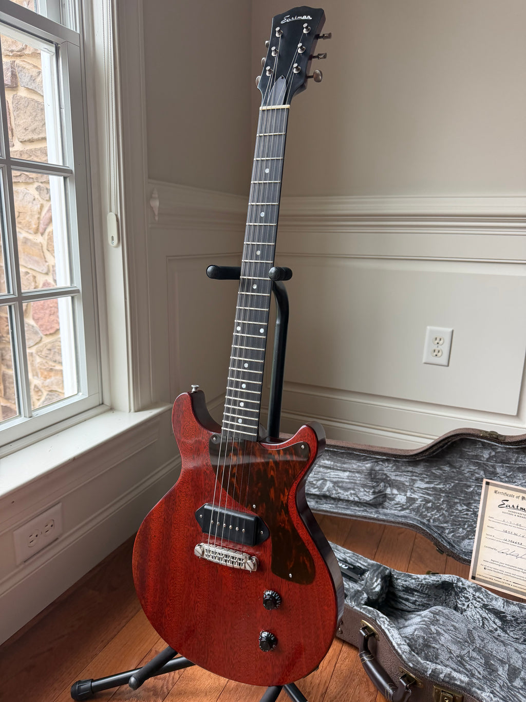 2025 Eastman SB55DC/V - Vintage Red