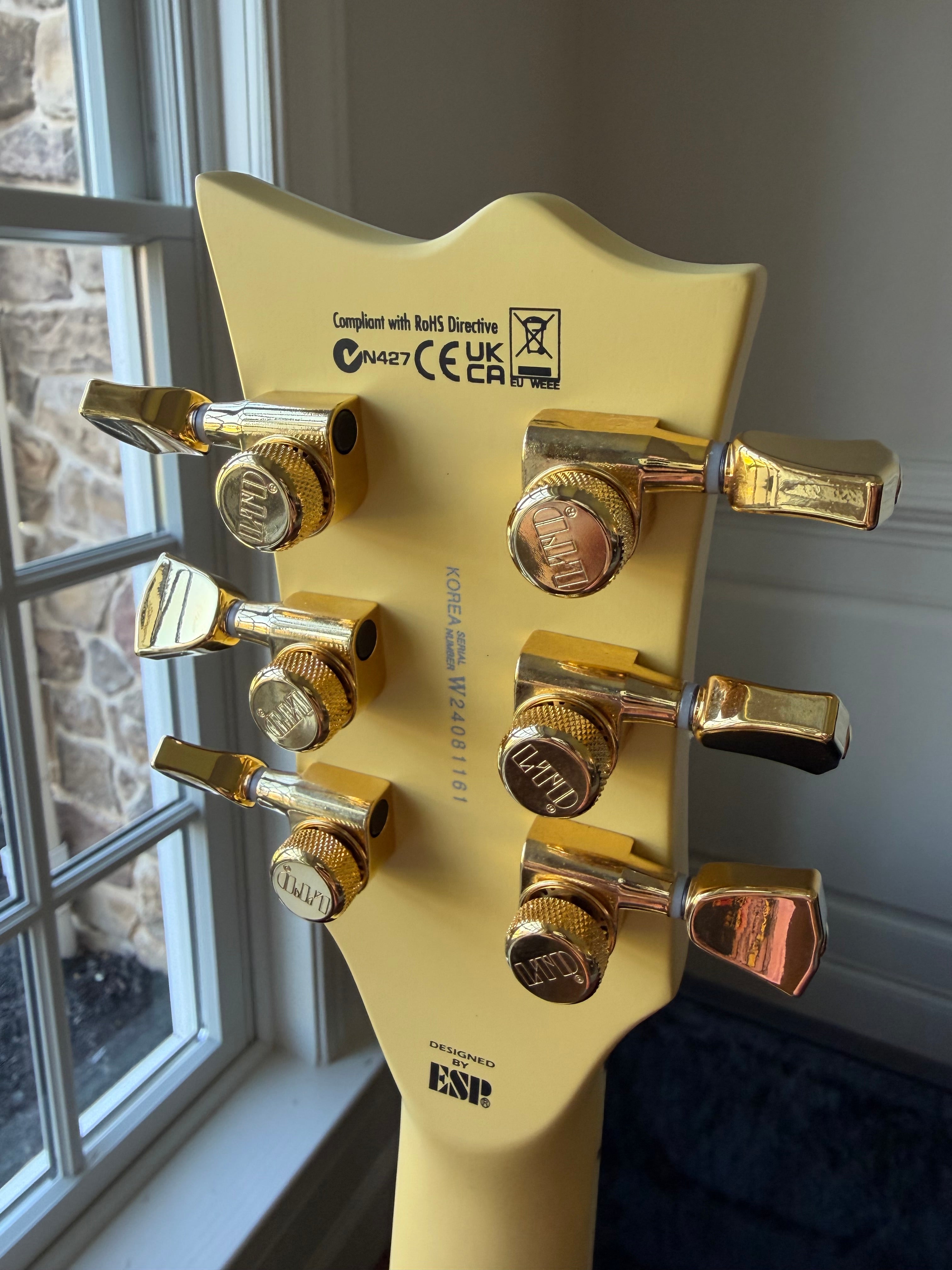 2024 ESP LTD EC-1000T CTM - Vintage Gold Satin