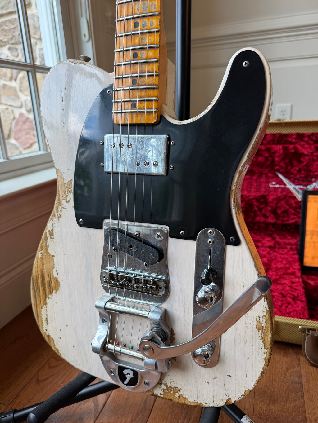 2020 Fender Custom Shop Tele Cunife Limited Edition Heavy Relic - Aged White Blonde
