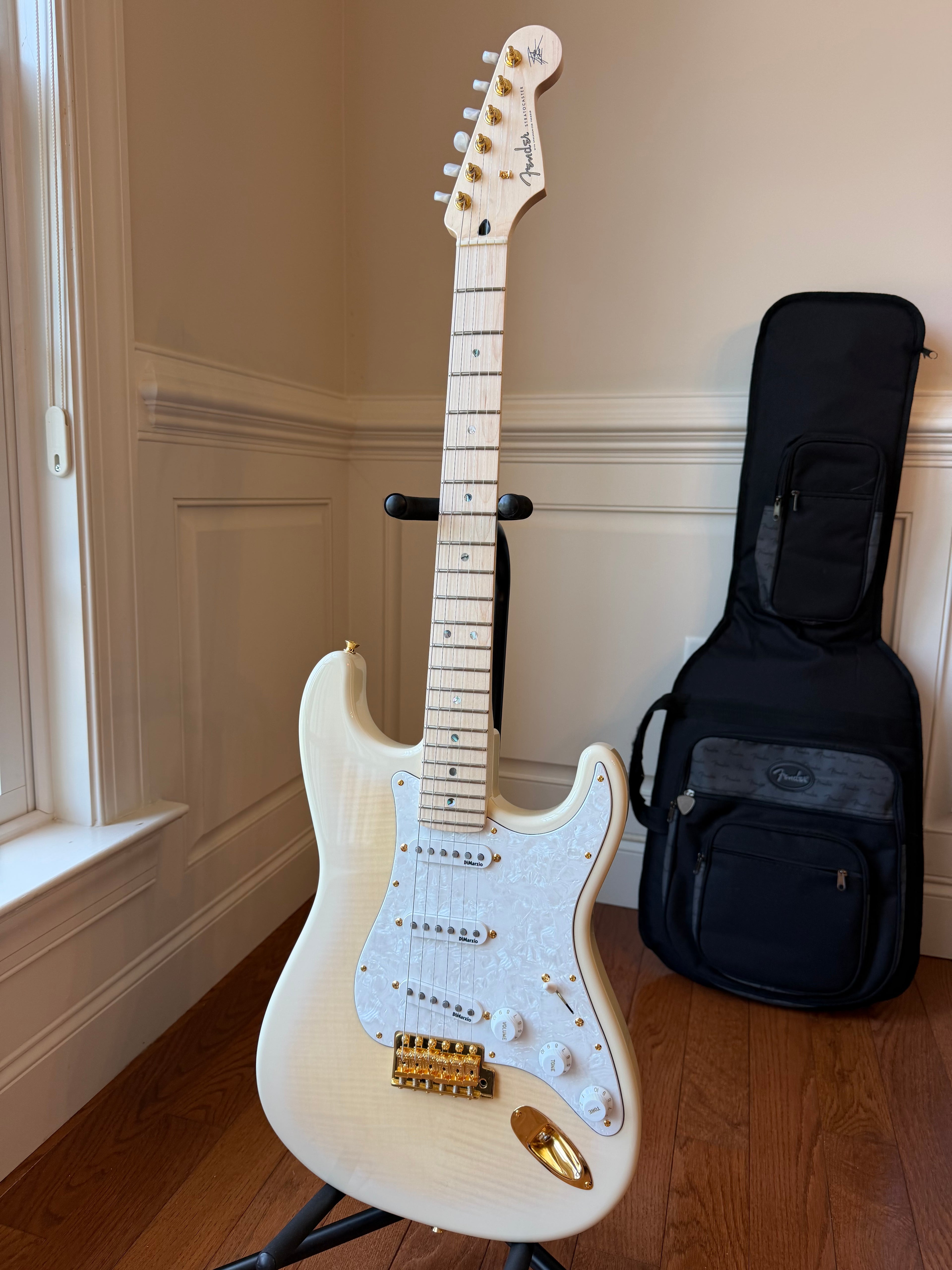 2025 Fender Richie Kotzen Signature Stratocaster MIJ Japan Maple - Transparent White Burst