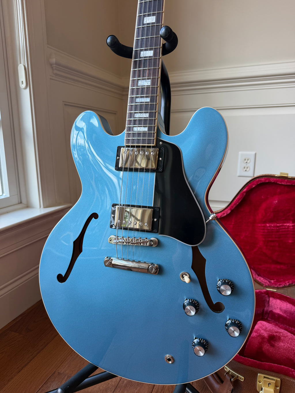 2024 Gibson ES-335 Block Gloss - Pelham Blue
