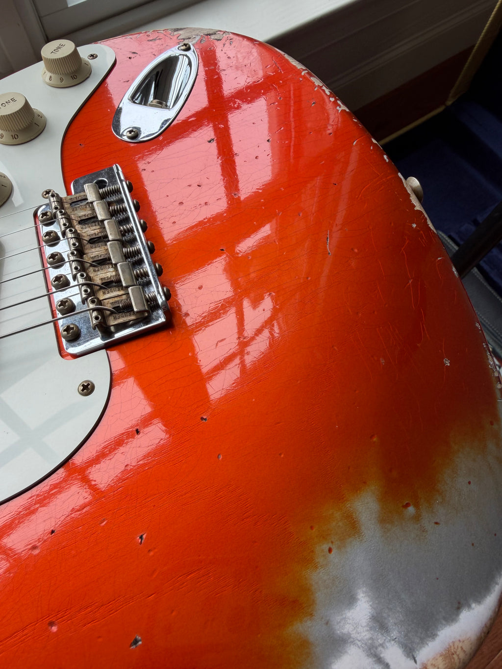 2025 Fender Custom Shop ‘57 Stratocaster SR25 Heavy Relic - Aged Candy Tangerine