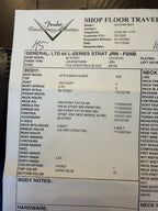 2025 Fender Custom Shop ‘64 Stratocaster L-Series Limited Journeyman - Faded Sonic Blue