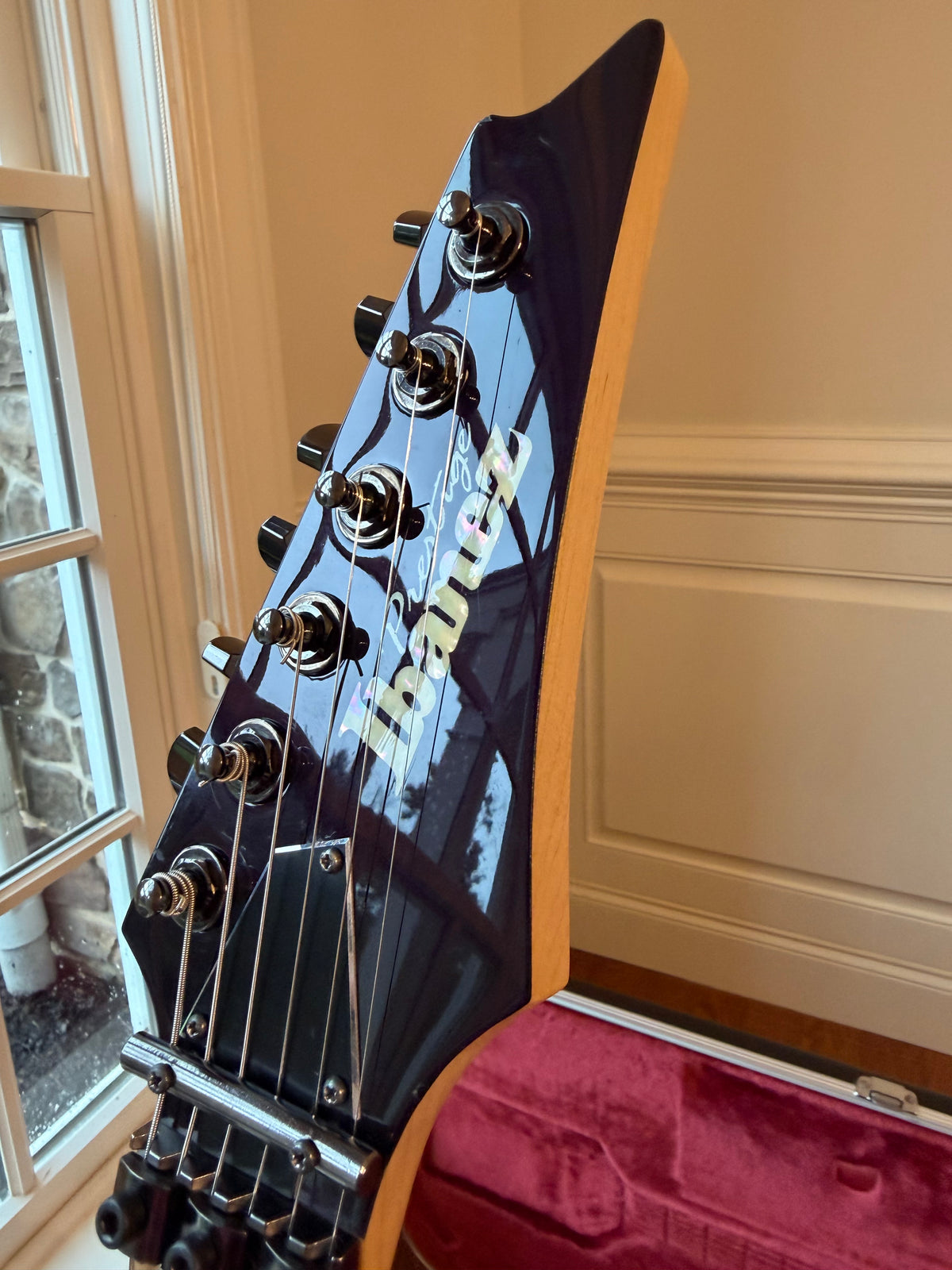 2016 Ibanez Prestige RG655M - Subterranean Purple Metallic