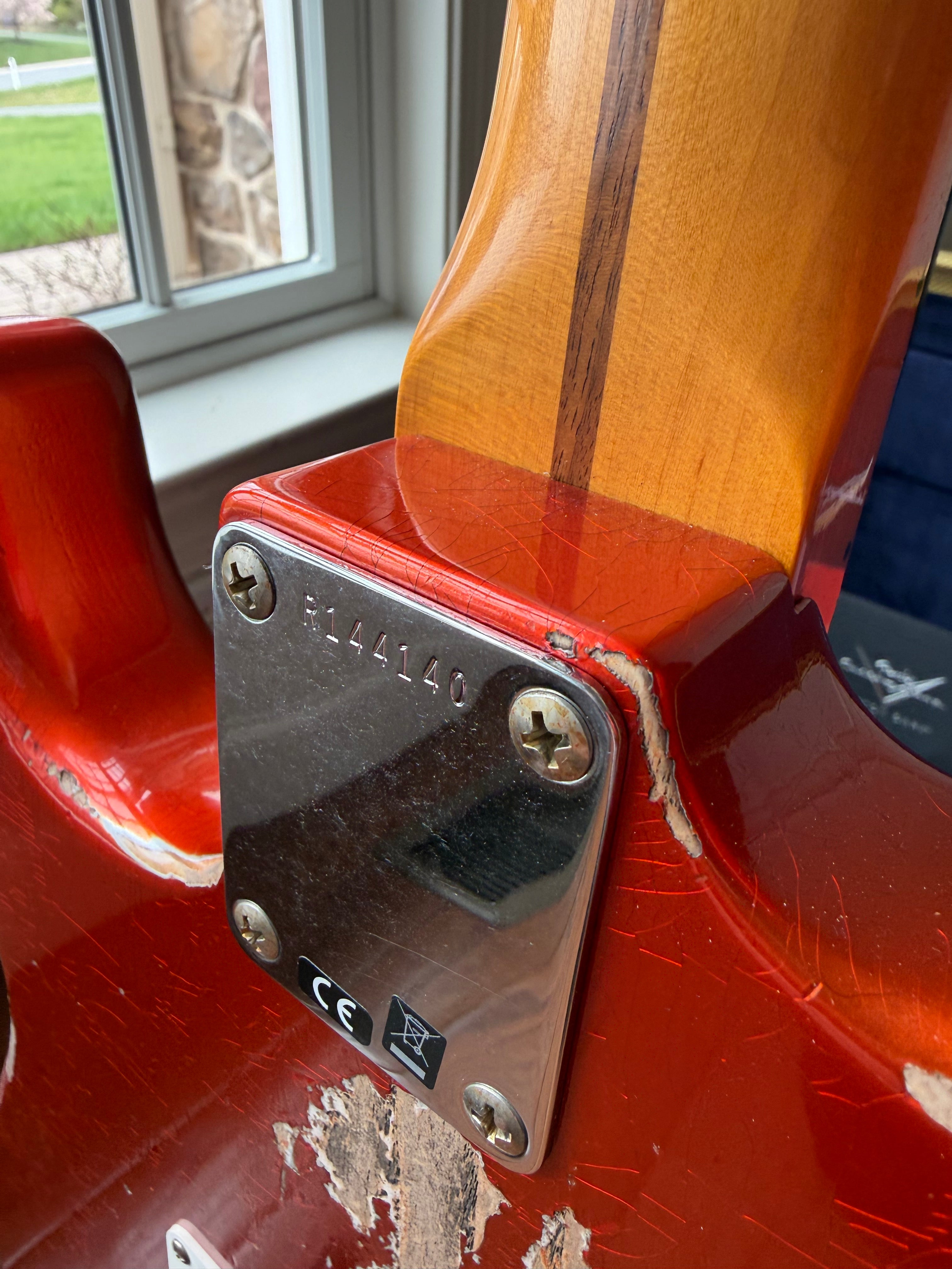 2025 Fender Custom Shop ‘57 Stratocaster SR25 Heavy Relic - Aged Candy Tangerine