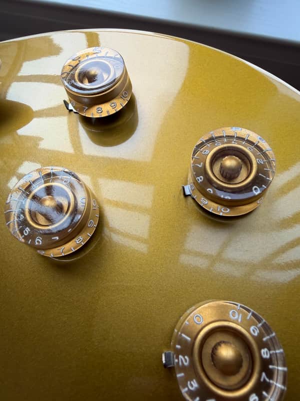 2022 Gibson Custom Shop M2M ‘54 Reissue R4 Les Paul Double Gold Stinger VOS - Gold Top
