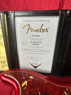 2024 Fender Custom Shop '68 Jazz Bass Journeyman Relic - Aged Candy Apple Red - Image 15