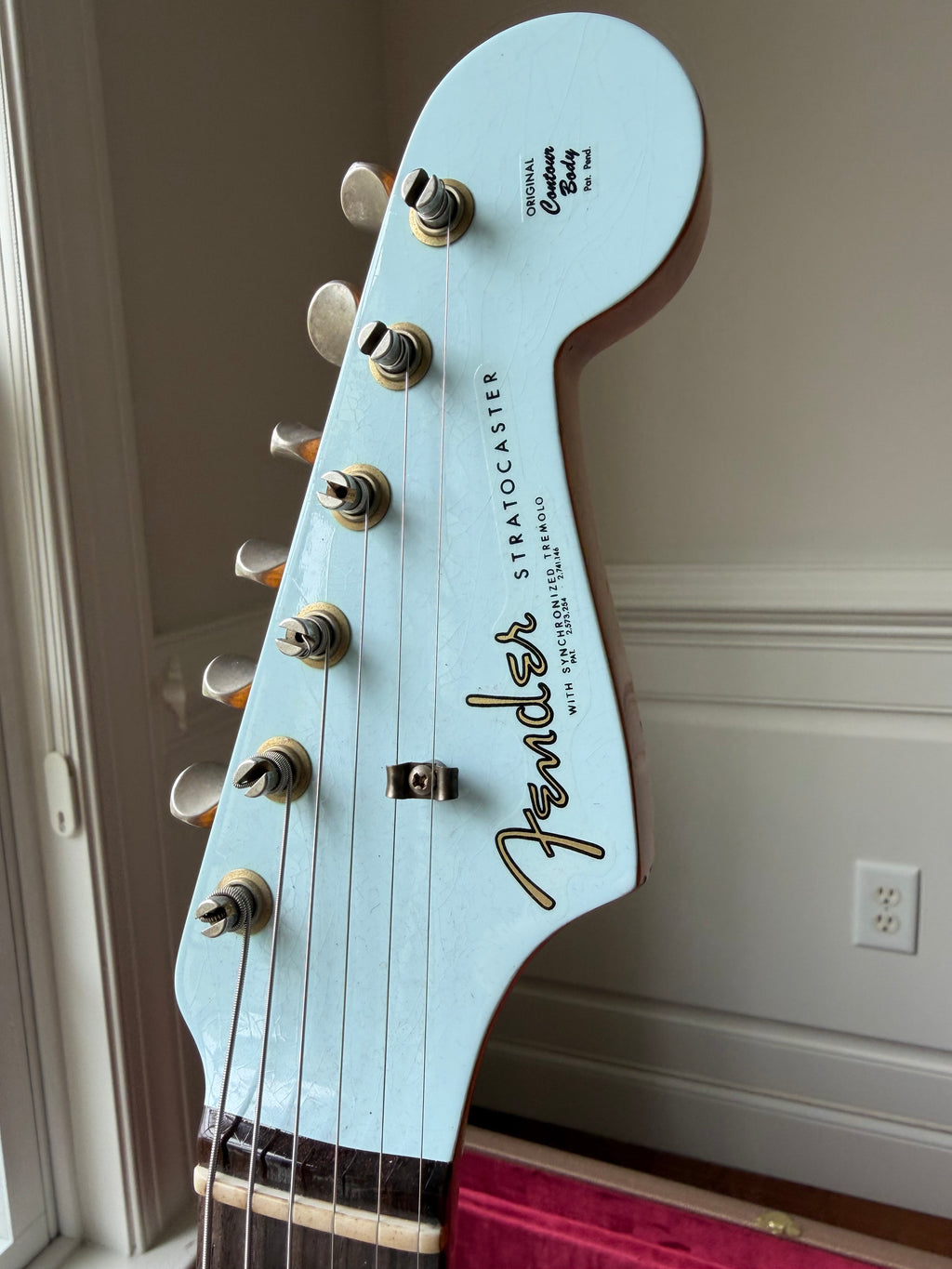 2026 Fender Custom Shop ‘62 Stratocaster 6.6 lbs HSS Heavy Relic - Sonic Blue