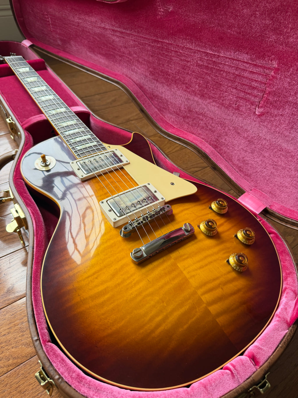 2026 Gibson Custom Shop Les Paul Standard 8.1 lbs ‘59 Reissue R9 VOS - Iced Tea Burst