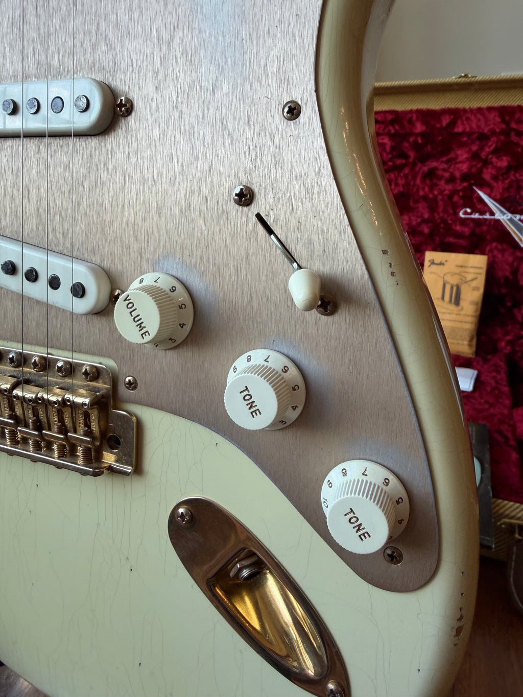 2021 Fender Custom Shop ‘55 Stratocaster Relic - Aged Desert Tan