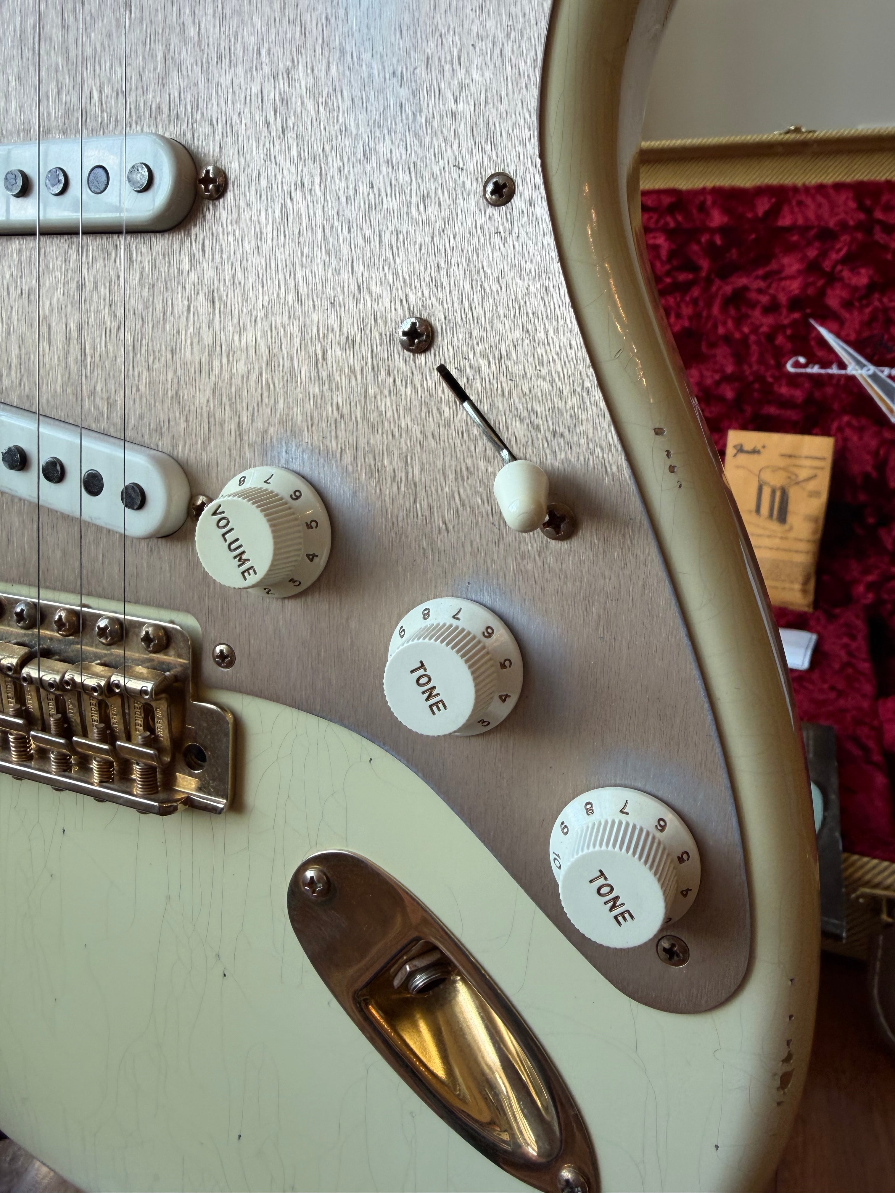 2021 Fender Custom Shop ‘55 Stratocaster Relic - Aged Desert Tan