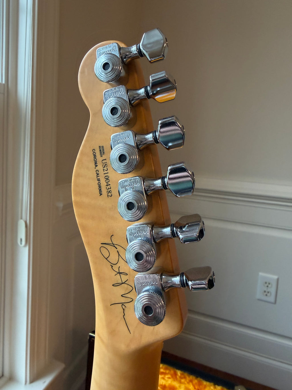2021 Fender American Telecaster Brent Mason Signature B-Bender - Primer Gray