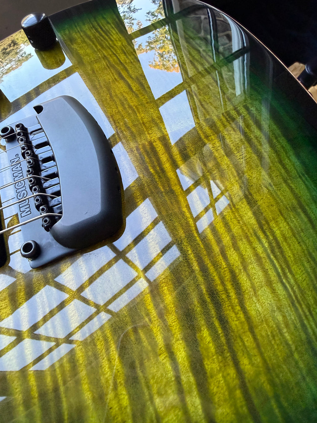 2021 Ernie Ball Music Man Sabre HH - Gator Burst Flame