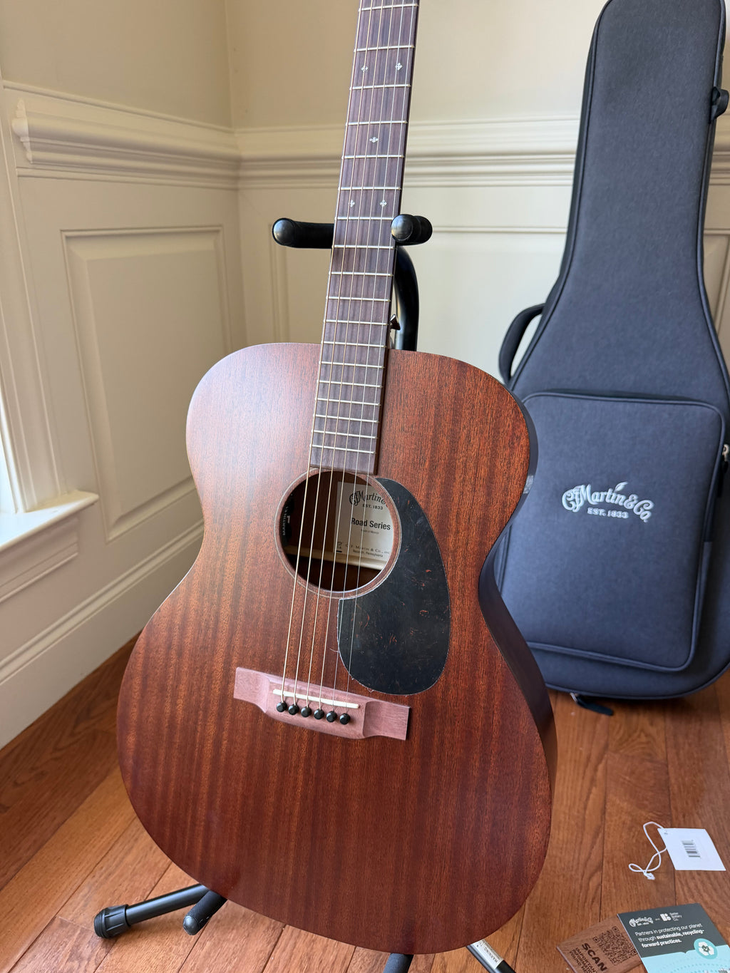 2025 Martin 000-10E Retro Road Series Acoustic Electric Guitar - Mahogany