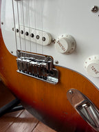 2026 Fender Custom Shop Stratocaster Custom Deluxe SR25 Heavy Relic - Aged 3 Color Sunburst - Image 4