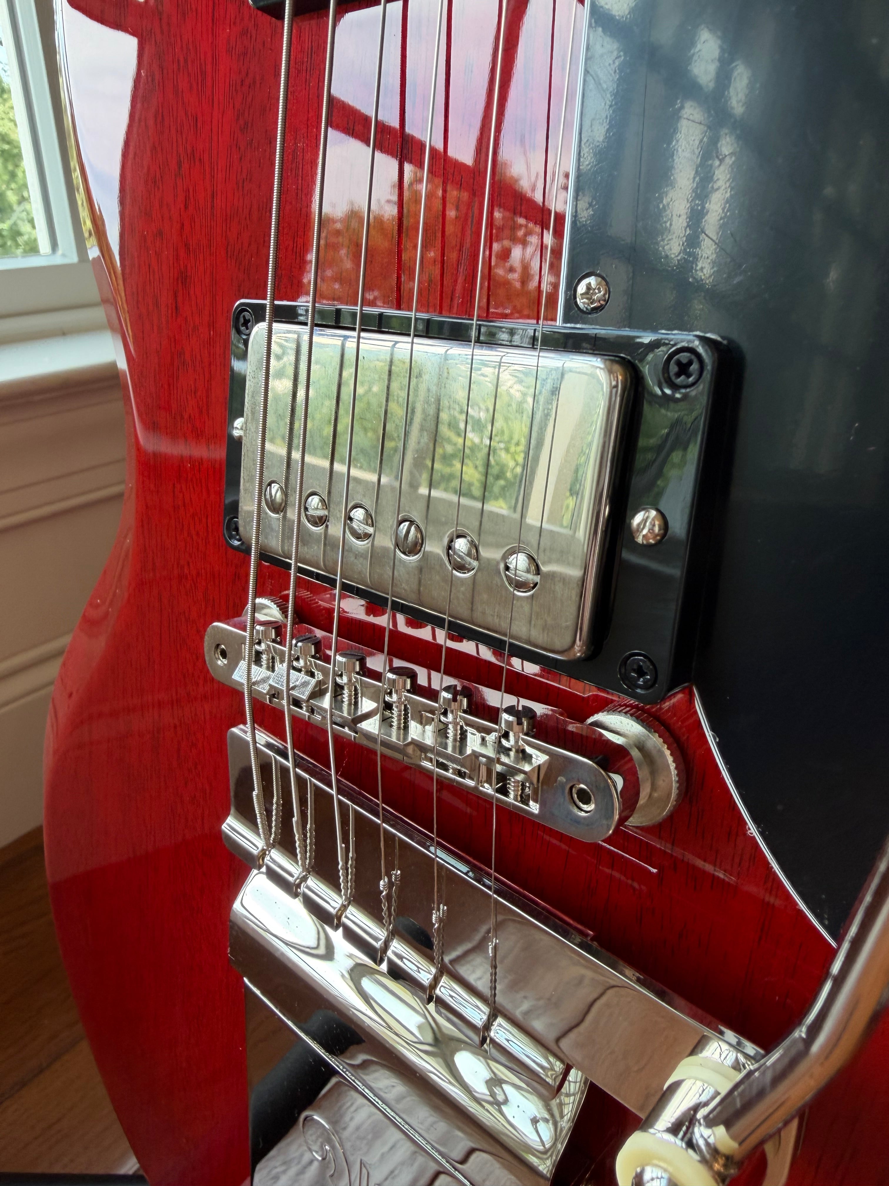 2026 Gibson SG ‘61 Maestro Vibrola - Cherry Red