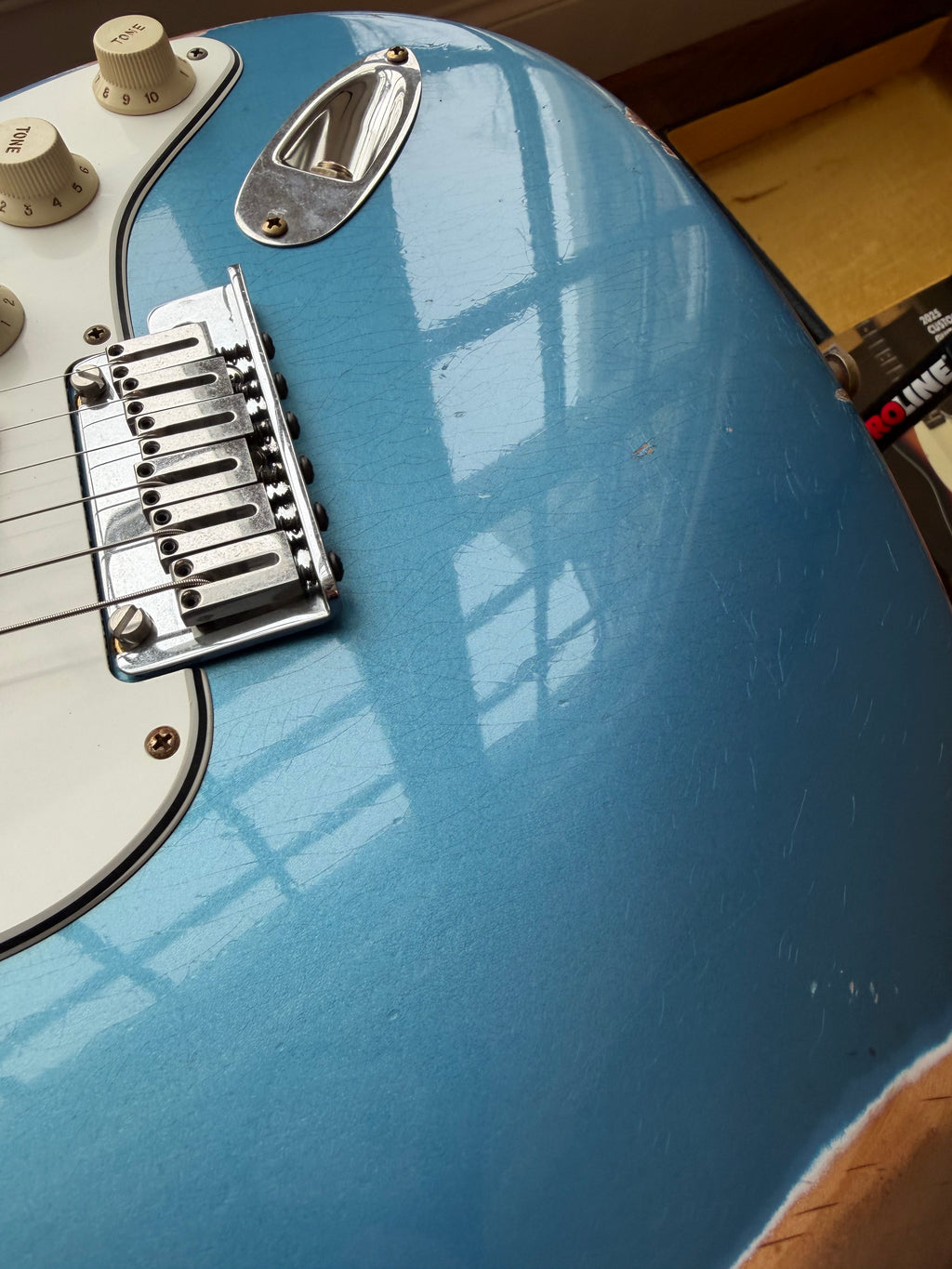 2025 Fender Custom Shop Stratocaster Pro W25 Relic - Aged Lake Placid Blue - Image 14