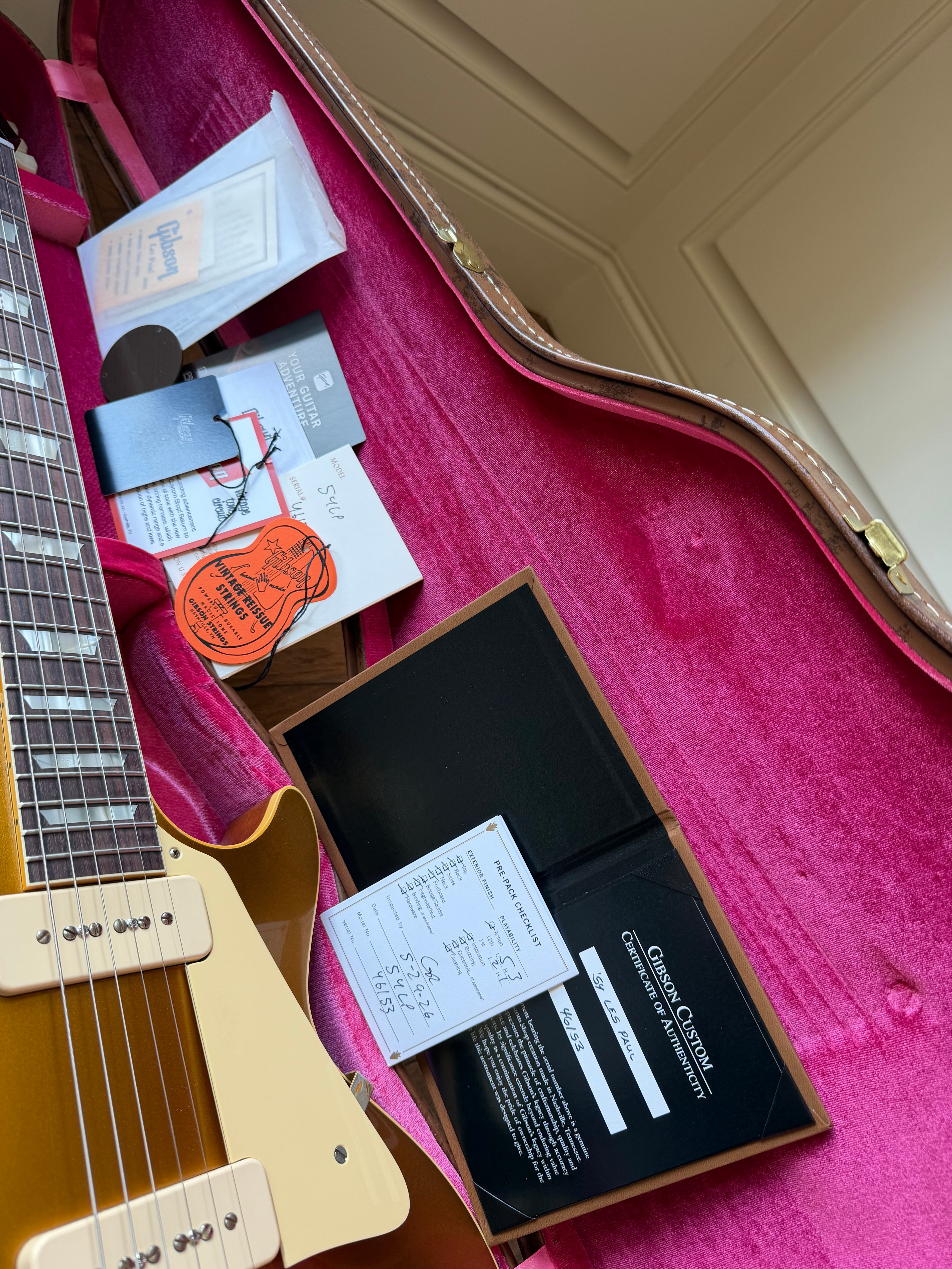 2026 Gibson Custom Shop Les Paul Standard ‘54 Reissue R4 VOS - Gold Top