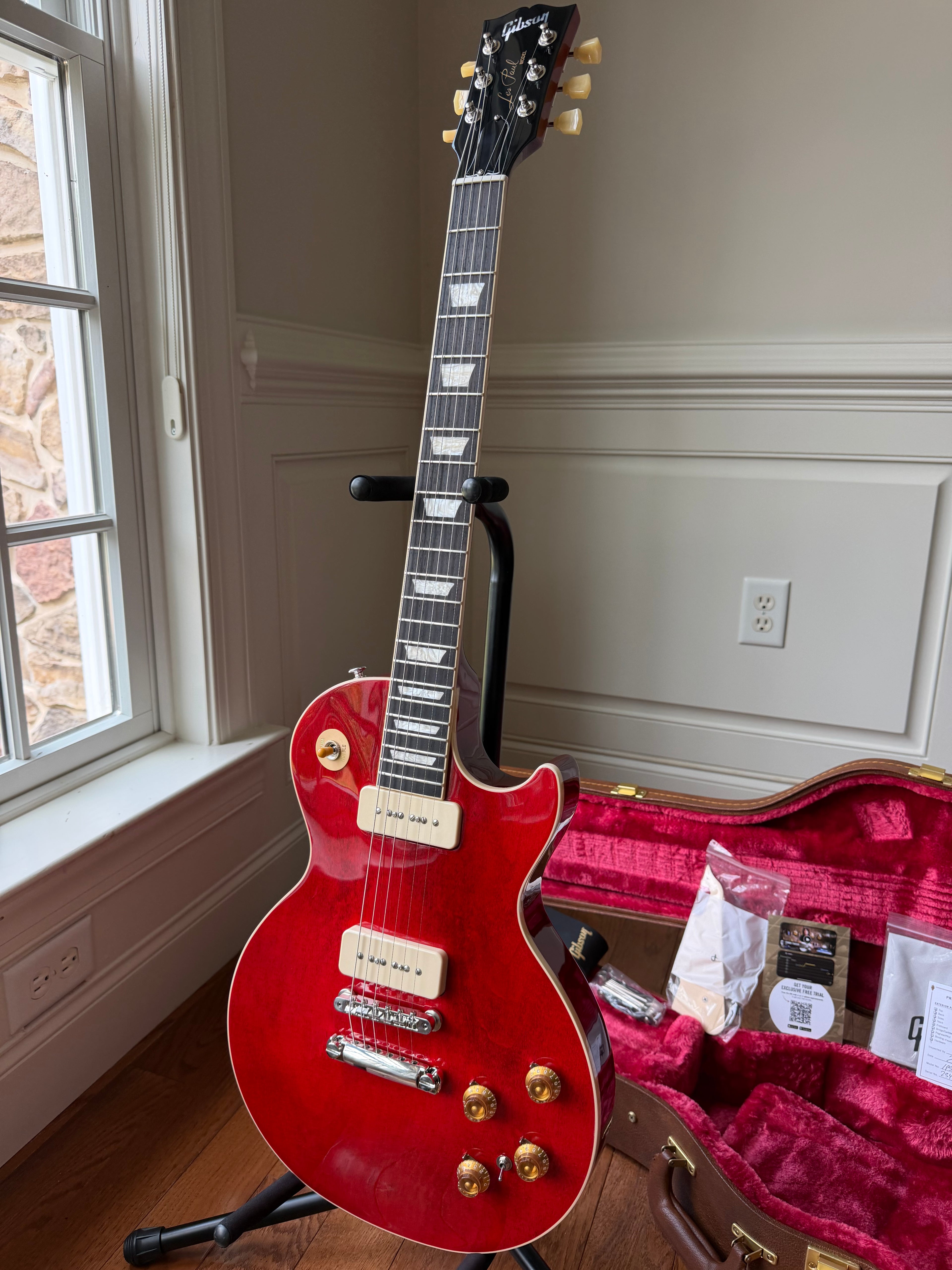 2025 Gibson Les Paul Warren Haynes 50s P90 - 60s Cherry