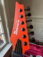 2025 Ibanez RG Prestige RGR5221 - Transparent Fluorescent Orange