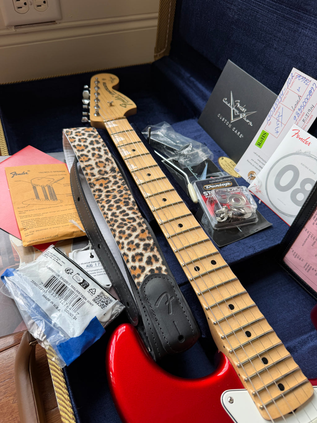 2023 Fender Custom Shop Yngwie Malmsteen Stratocaster - Candy Apple Red